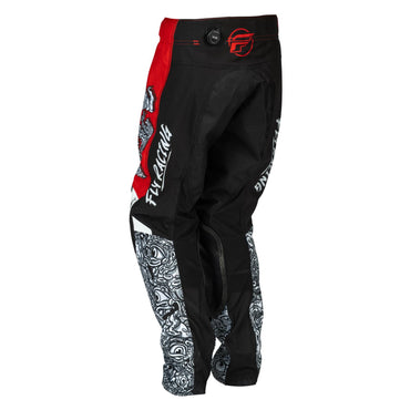 Fly Racing 2026 Motocross Pants Kinetic Mutant Youth  Red White Black