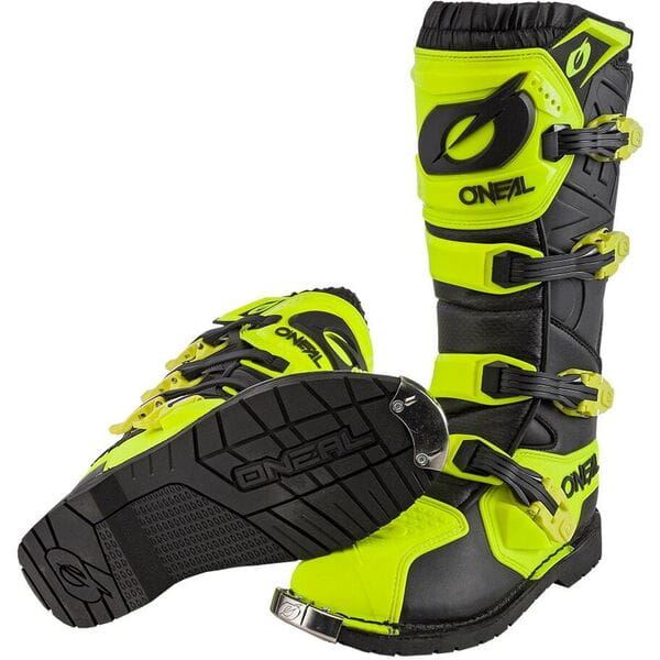 O'Neal 2024 Motocross Boots Rider Pro Neon Yellow