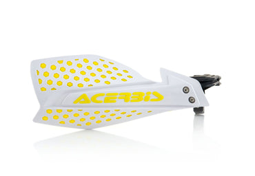 Acerbis X-Ultimate MX Handguards Kit White Yellow Husaberg FE TE