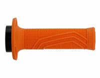 Domino D100 Orange D-Lock MX Grips W/Push Pull Pulley Motocross Off-Road Enduro