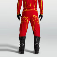 Alpinestars 2027 Fluid Apex MX Pants Fire Red Gold