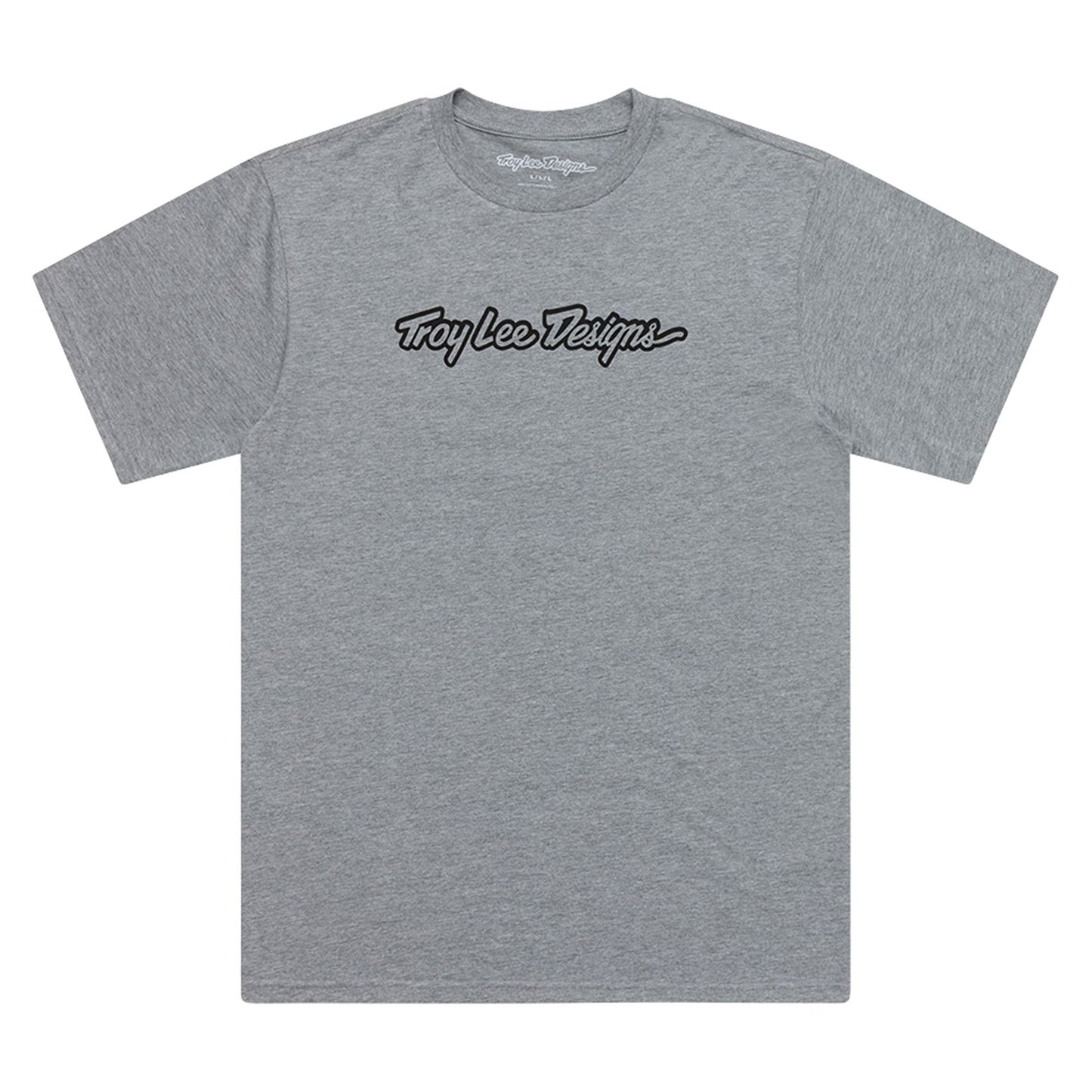 Troy Lee Designs Spring 2025 MX Signature Casual T-Shirt Grey Heather