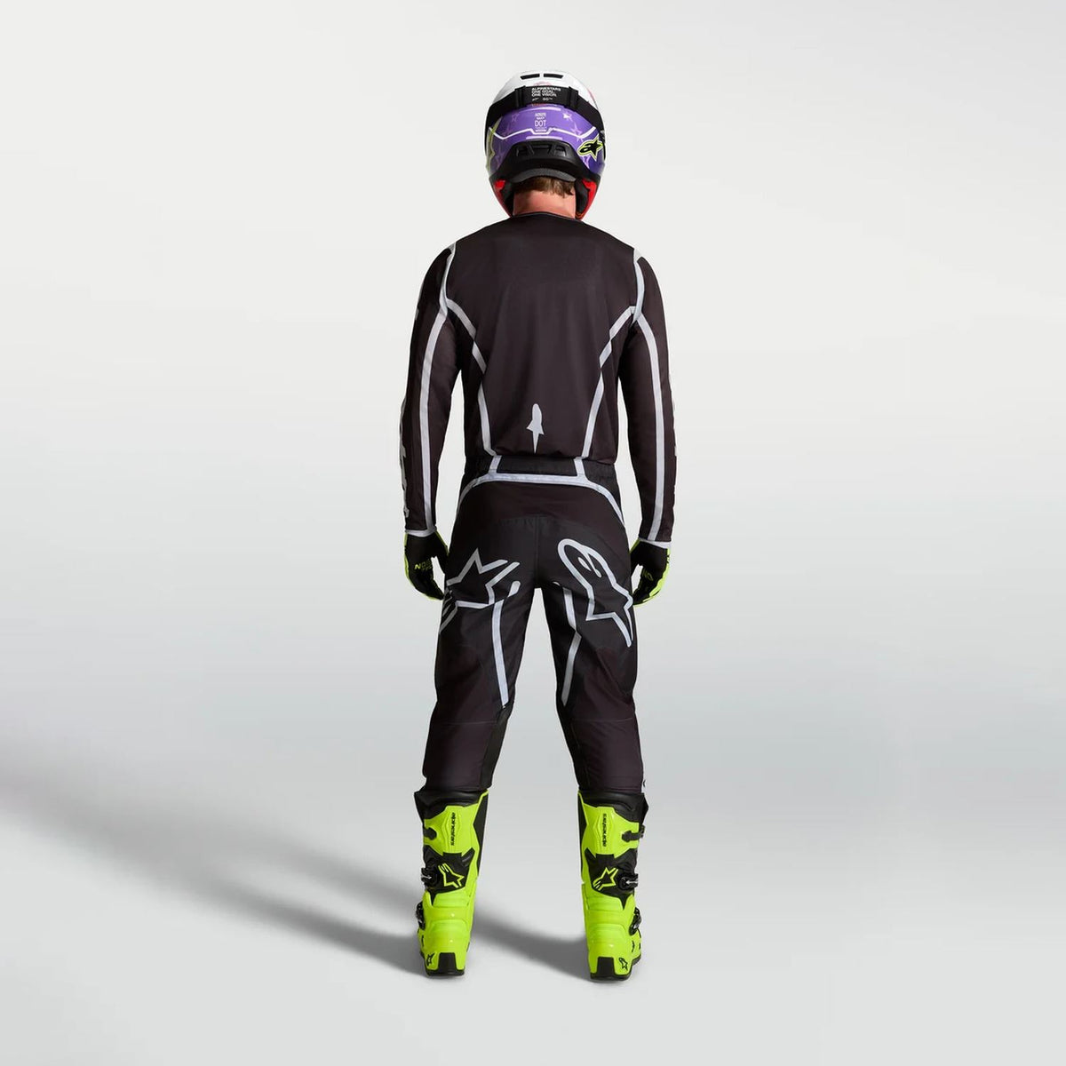 Alpinestars 2027 Fluid Apex MX Combo Kit Black Silver