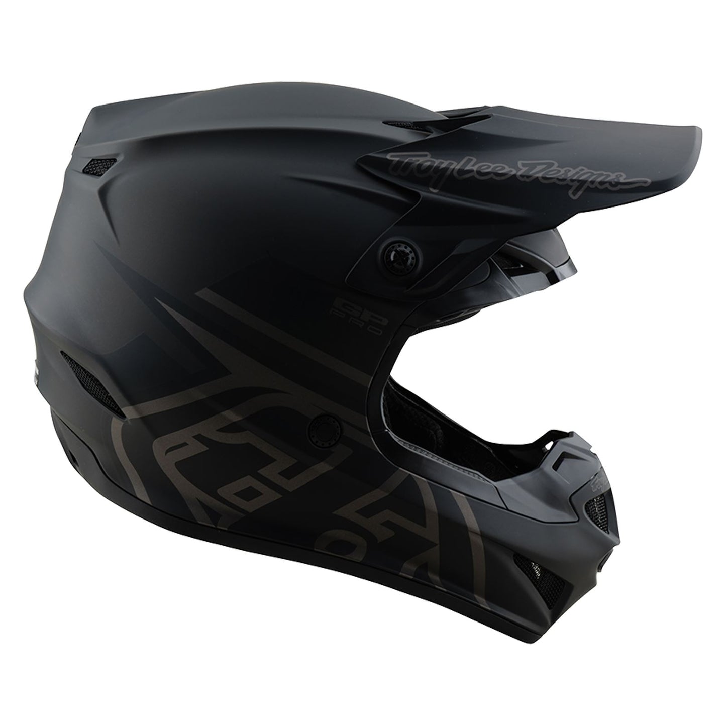 Troy Lee Designs Spring 2025 MX Helmet GP PRO Youth Mono Black
