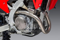 Yoshimura RS-12 Full Exhaust System Titanium Carbon Cap For Honda CRF 450R 2021-2024