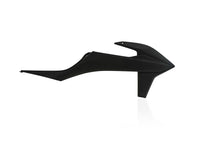 Acerbis Radiator Rad Scoops Metallic Black For KTM XC 250 2019