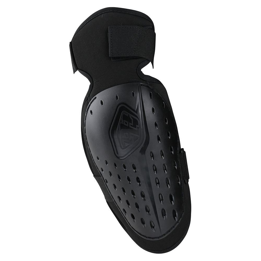 Troy Lee Designs 2025 Motocross Rogue Youth Hard Shell Elbow Guards Solid Black