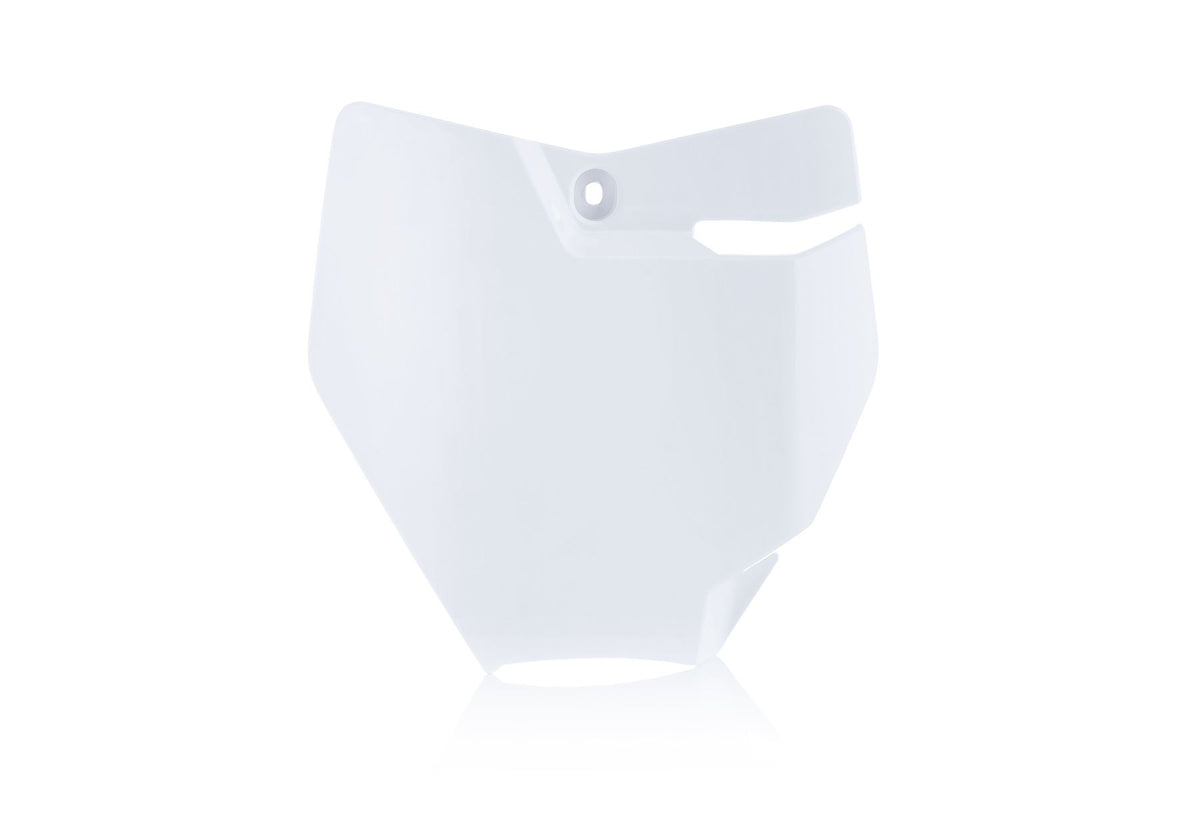 Acerbis Front Number Plate White 2 0021815.031