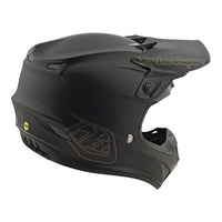 Troy Lee Designs 2024 SE4 Polyacrylite Motocross Helmet W/MIPS Mono Black