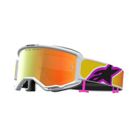 Alpinestars 2027 Vision 5 Drag MX Goggles Orange Red Mirror Red
