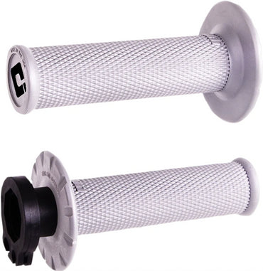 ODI MX V2 Lock-On Grip No Waffle White For Husqvarna FC 250 2016-2025