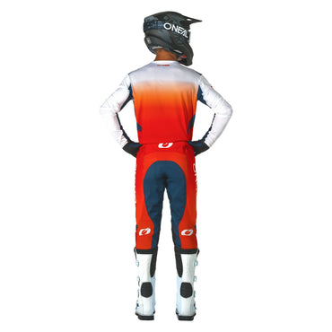 O'Neal 2026 Prodigy Five Five Red Orange Navy MX Combo Kit