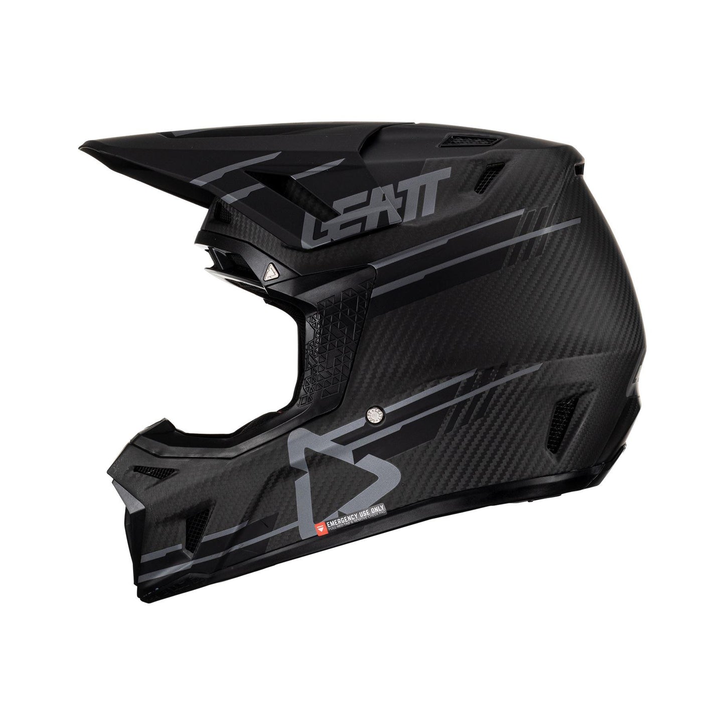 Leatt 2024 Helmet Moto 9.5 V24 Carbon with 6.5 Goggles & Helmet Bag