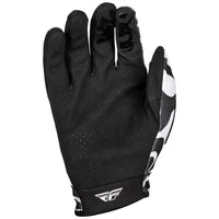 Fly Racing 2025 Lite Motocross Gloves Abyss White Black