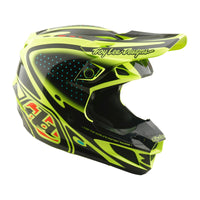 Troy Lee Designs Spring 2026 MX SE5 Polycarbonate The Line Helmets Flo Yellow