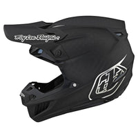 Troy Lee Designs 2025 Motocross Helmet SE5 Carbon Stealth Black Chrome