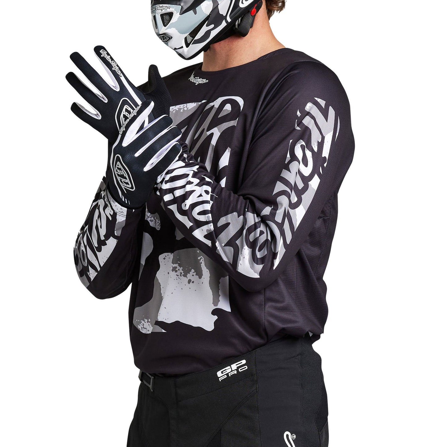 Troy Lee Designs 2025 GP Pro Boxed In Black White Jersey