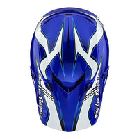 Troy Lee Designs 2025 SE4 Polyacrylite Helmet W/MIPS Matrix Blue