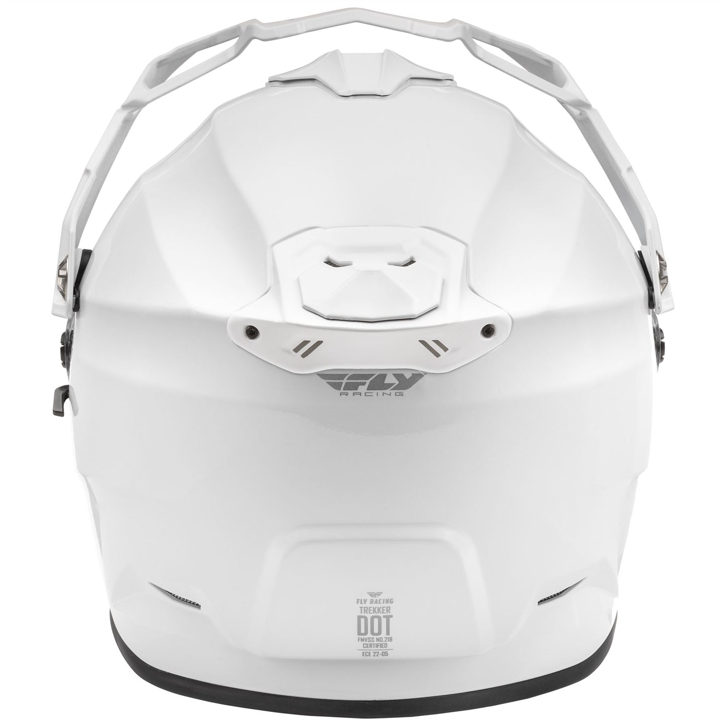 Fly Racing 2025 Trekker Solid Motocross Helmet White