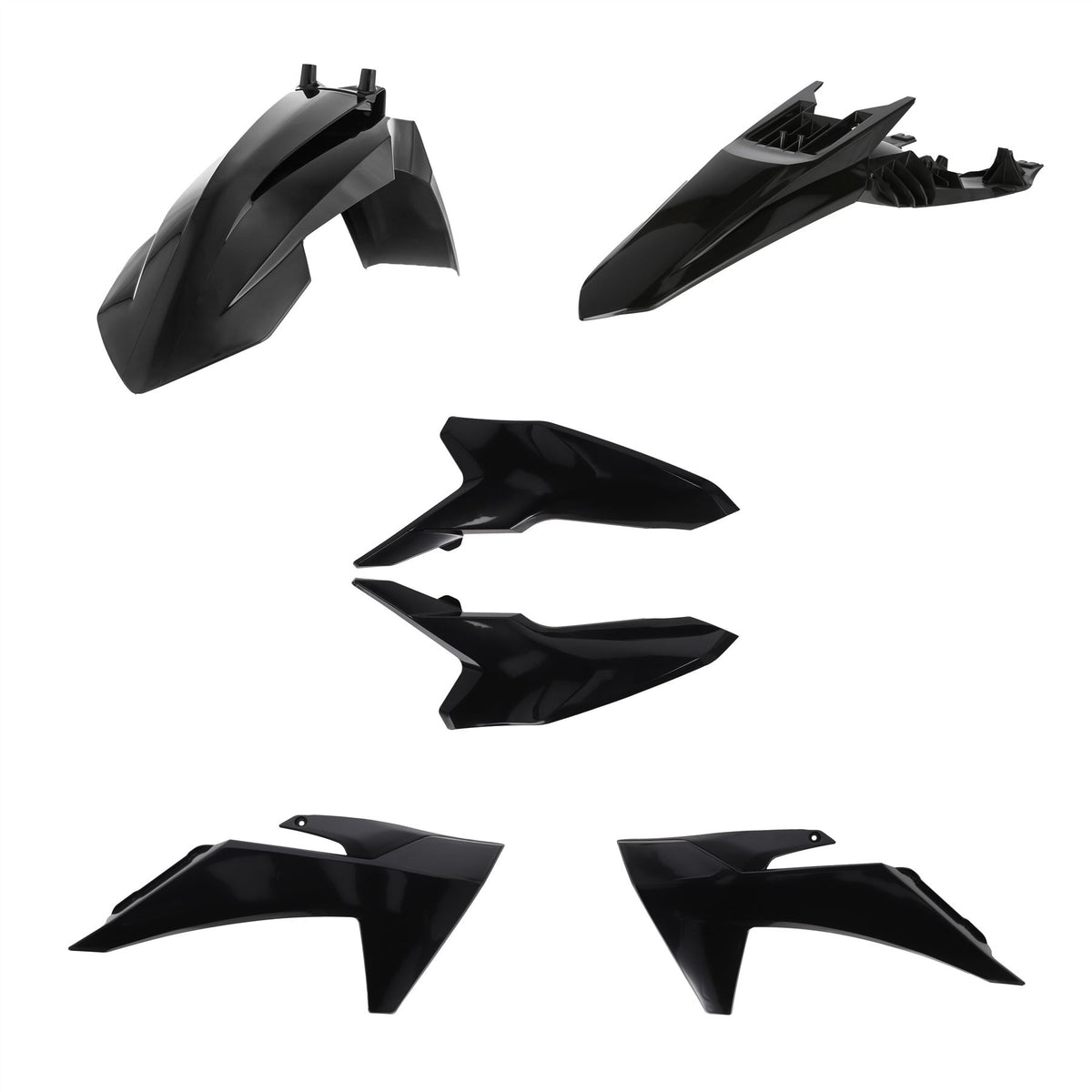 Acerbis Plastic Kit Black For KTM SX 65 2024-2027
