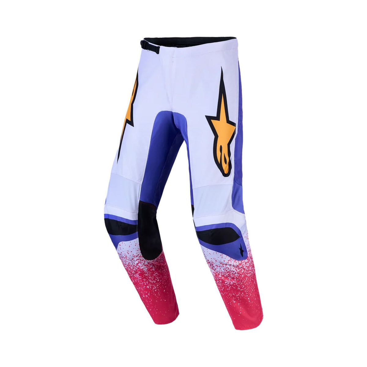 Alpinestars 2027 Fluid Drag MX Pants Light Lilac Blue Iris Gold