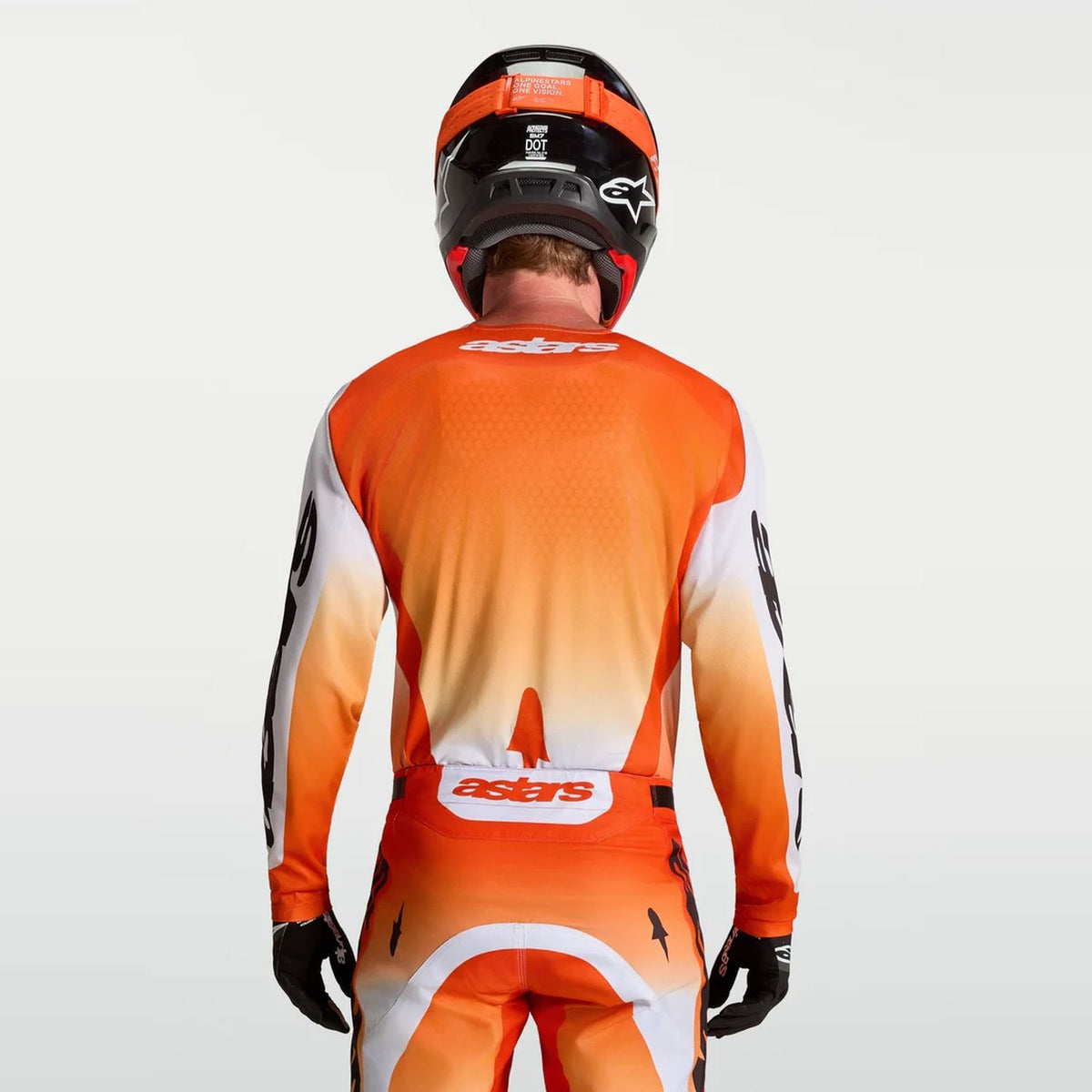 Alpinestars 2027 Racer Amber MX Jersey Cardinal Red Light Lilac Black