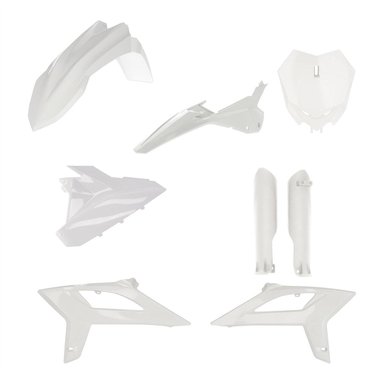 Acerbis Full Plastic Kit White For Beta RX 450 2022