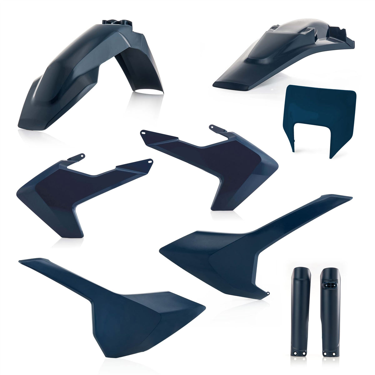 Acerbis Radiator Rad Scoops Green 3 Teal For Husqvarna FC 450 2019-2022