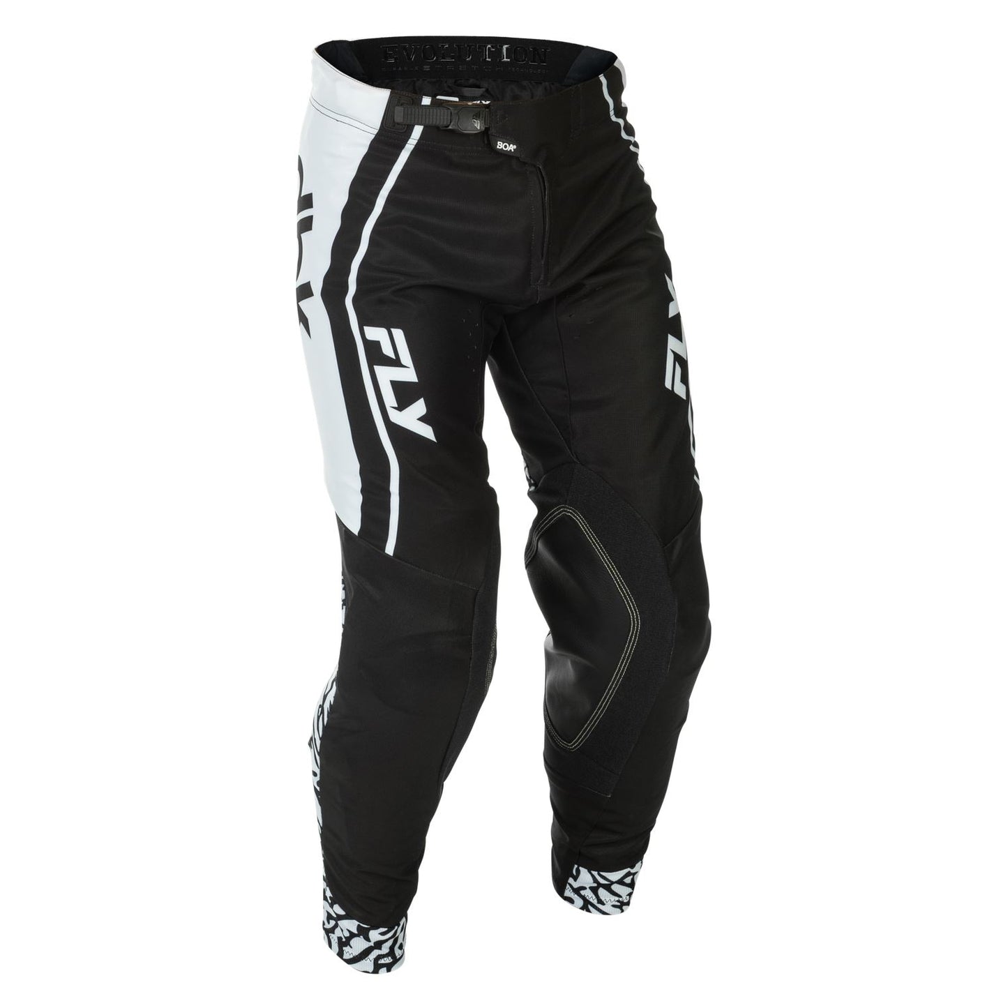 Fly Racing 2026 Motocross Pants Evolution DST  Black White Red