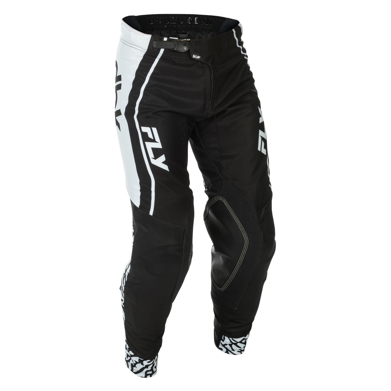 Fly Racing 2026 Motocross Pants Evolution DST  Black White Red