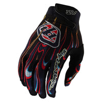 Troy Lee Designs Spring 2025 MX Gloves AIR Torched Black Red