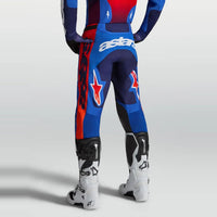 Alpinestars 2027 Racer Hunt MX Pants Strong Blue Deep Blue Fire Red