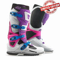 Gaerne SG22 Motocross  Boots Purple Pink White