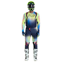 Troy Lee Designs Spring 2025 MX Combo Kit SE ULTRA Drip Glo Yellow Dark Navy