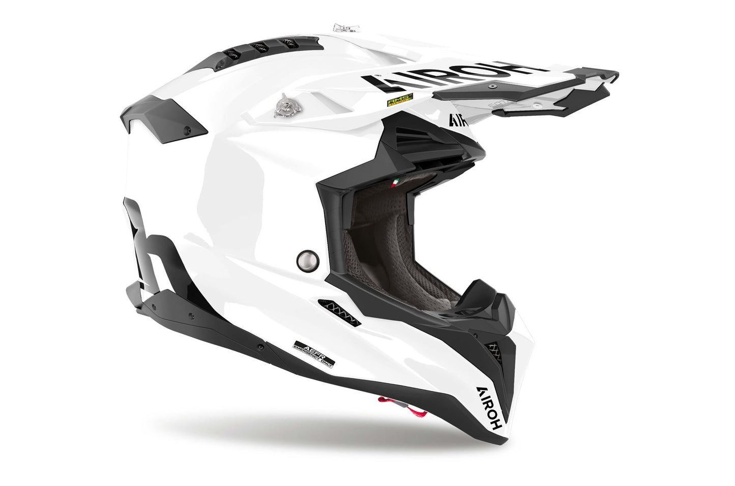 Airoh Helmet 2024 Aviator 3 Color White Gloss HPC Carbon