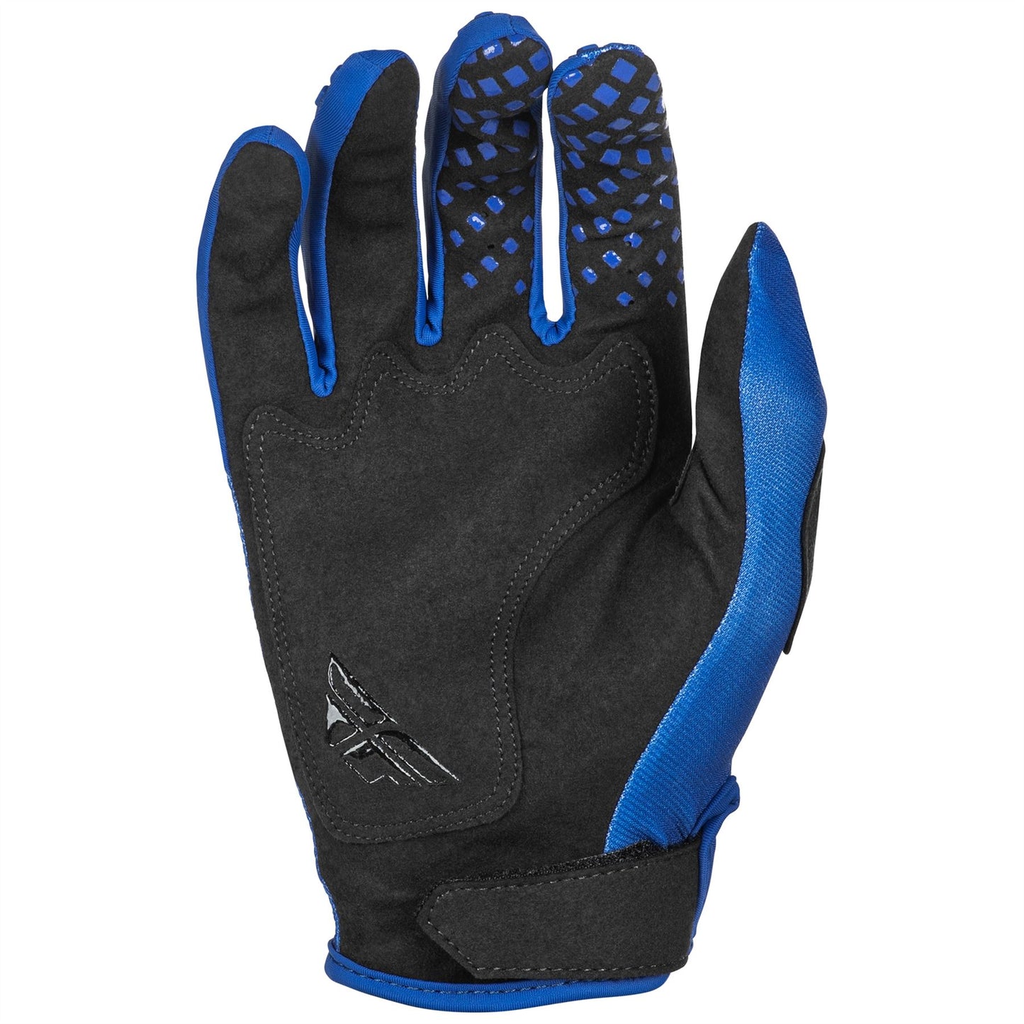 Fly Racing 2025 Kinetic Sym Motocross Gloves Ultramarine Dark Blue