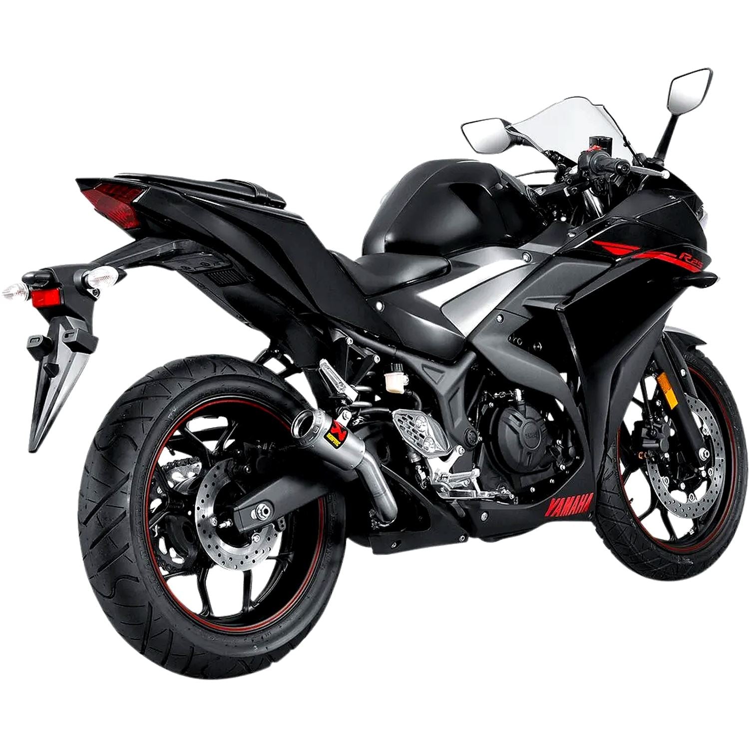 Akrapovic Stainless Steel Line Slip On Silencer For Yamaha YZF-R3 2015-2019