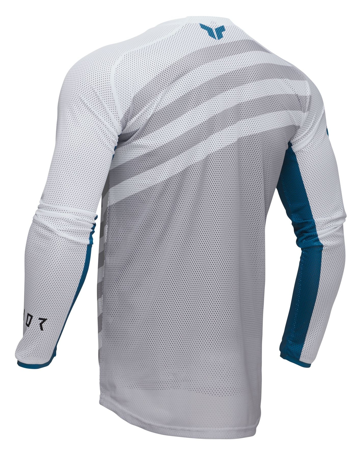Thor 2025 Motocross Jersey Launchmode Vented Raid White Grey