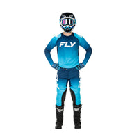 Fly Racing 2026 Motocross Combo Kit Evolution DST  Blue White