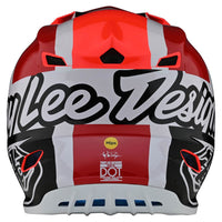 Troy Lee Designs 2025 SE4 Polyacrylite Helmet W/MIPS Quattro Red Charcoal