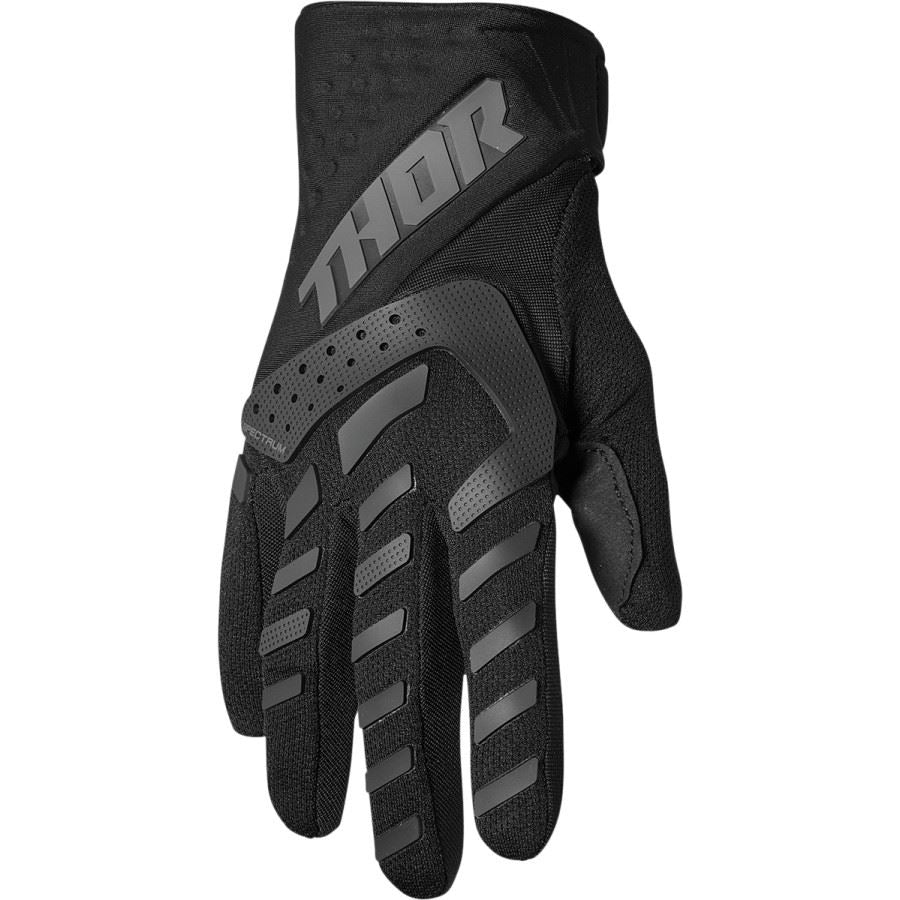 Thor 2025 Youth Spectrum Black Motocross Gloves