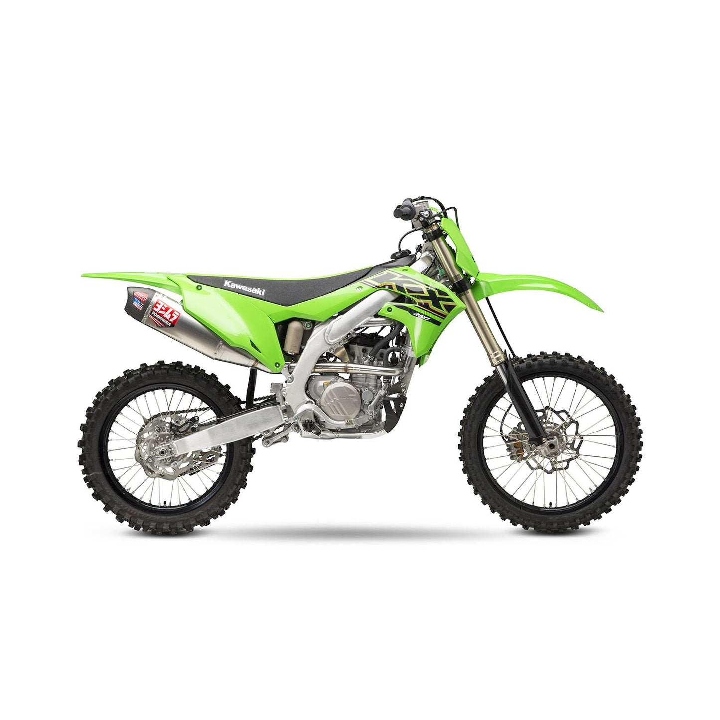 Yoshimura RS-12 Full Exhaust System Stainless Aluminium Carbon Cap For Motocross Enduro Motorcycles