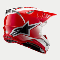 Alpinestars 2024 Supertech SM10 Unite Red White Motocross Helmet