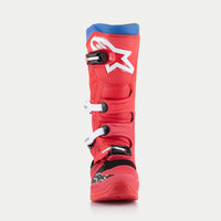 Alpinestars 2026 Tech 5 Motocross Boots Bright Red Dark Red Alpine Blue