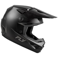 Fly Racing 2025 Kinetic Solid Motocross Helmet Matte Black