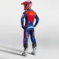 Alpinestars 2027 Racer Hunt MX Combo Kit Strong Blue Deep Blue Fire Red