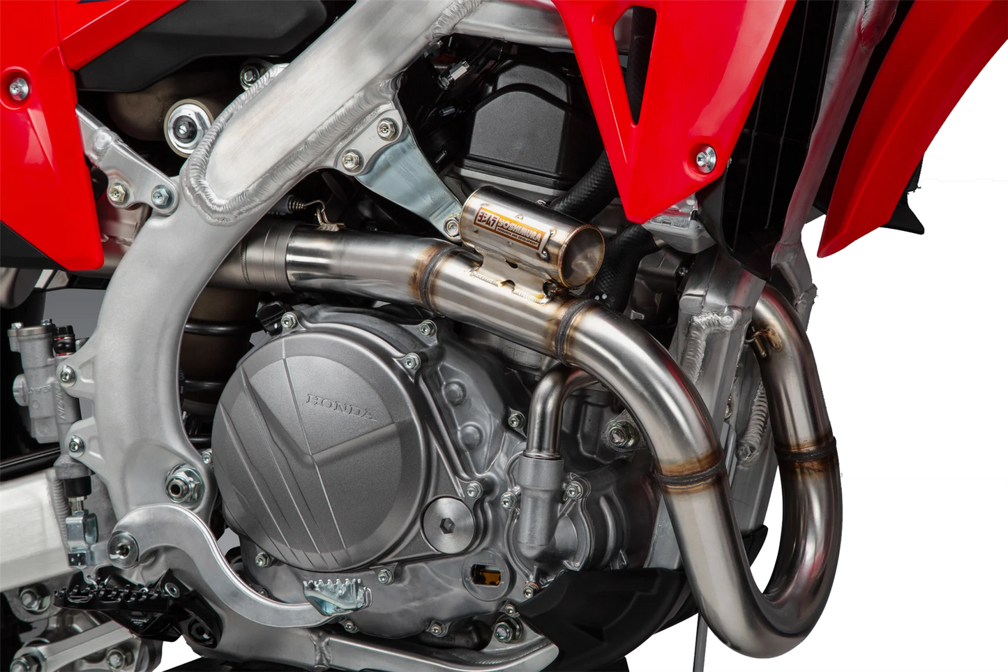 Yoshimura RS-12 Full Exhaust System Stainless Steel Aluminium Carbon Cap For Honda CRF 450R 2021-2024