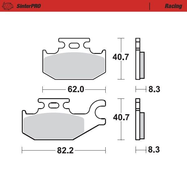 Moto-Master Pro Racing Sintered Brake Pads
