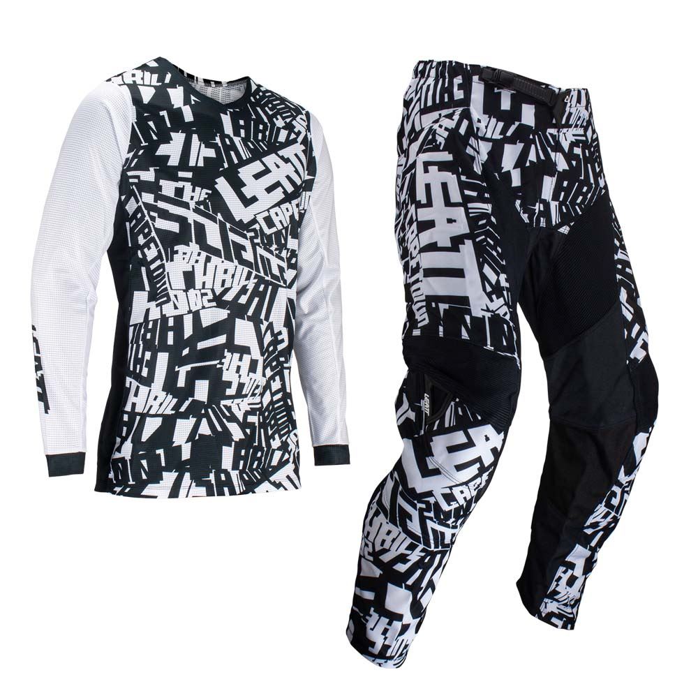 Leatt 2024 Combo Kit Pants & Shirt 3.5 White