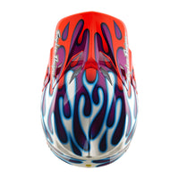 Troy Lee Designs Spring 2026 MX SE5 Composite Overspray Helmets Violet White